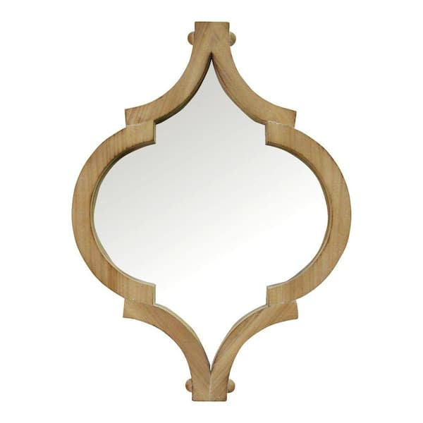 Homeroots Victoria Bohemian Chic Moroccan Inspired Wood Wall Mirror ... within The Artisan Craftsmanship Behind HomeRoots Antique Boho Mirrors