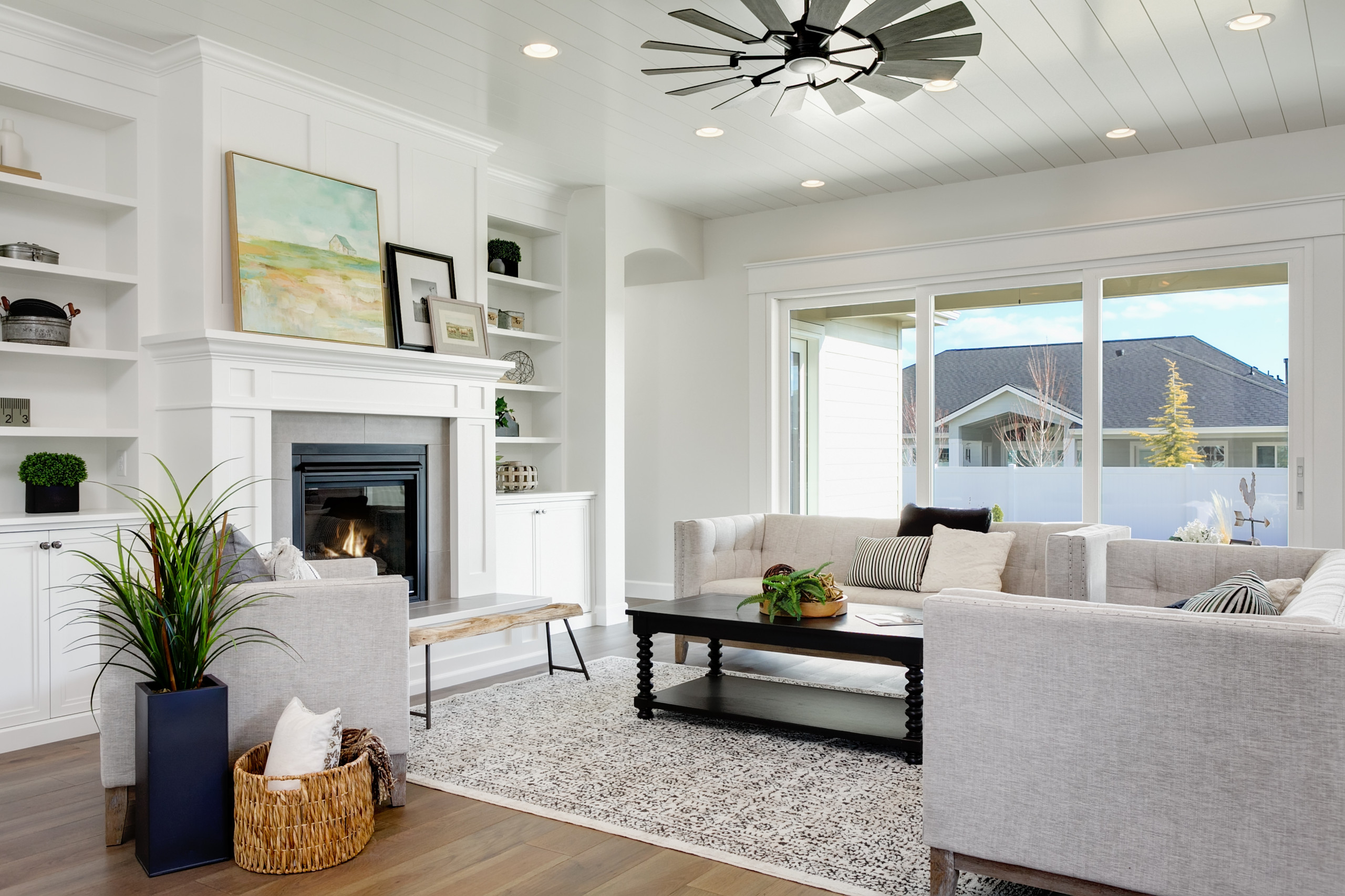 Houzz Living Rooms With Fireplaces | Cabinets Matttroy inside