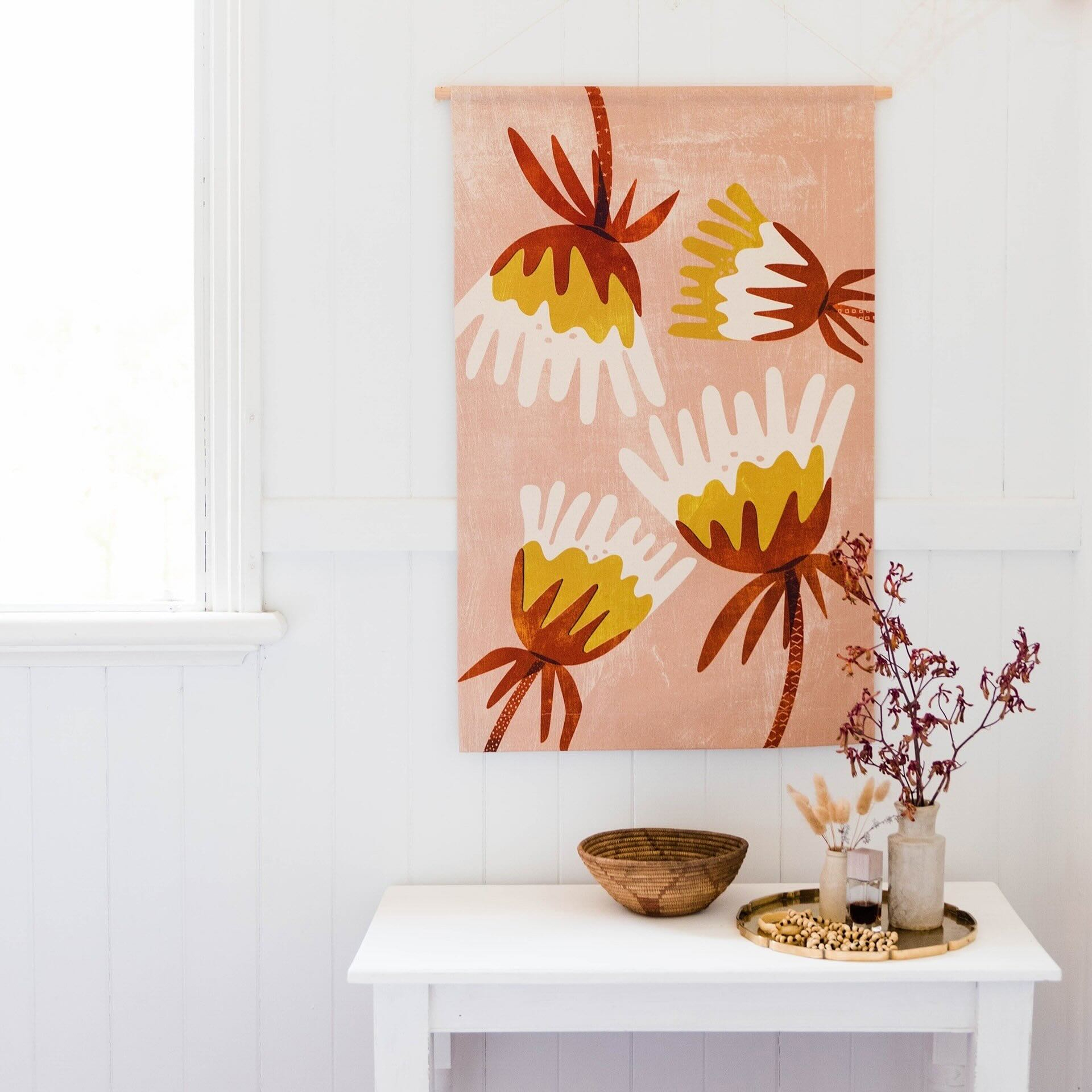 How To Make Fabric Wall Art | Storables within