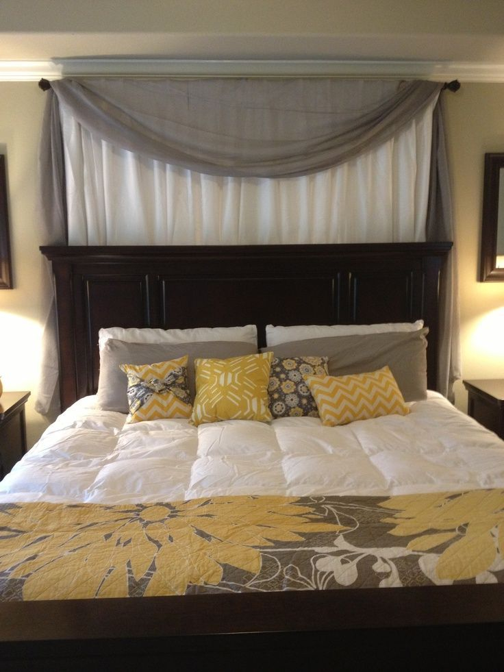 Image Result For Curtains Behind Headboard | Home Decor Bedroom ... throughout