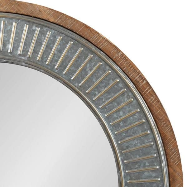 A Closer Look at the Deely Framed Wall Mirror Rustic Brown, 29