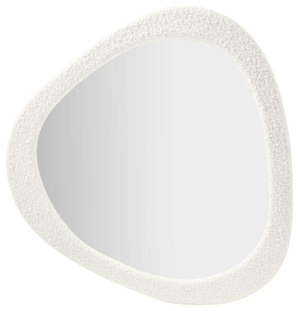 What Makes the Klaryss Teardrop Boucle Mirror Stand Out