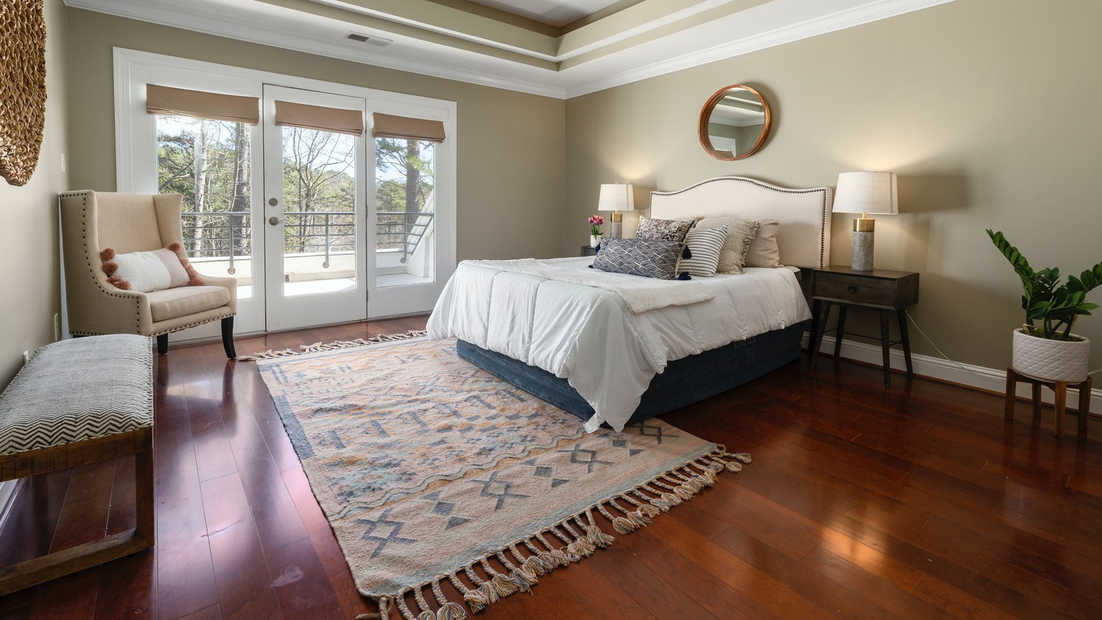 Living Room Colors With Dark Wood Floors | Cabinets Matttroy regarding From Floor to Wall A Guide to Displaying Your Favorite Rugs