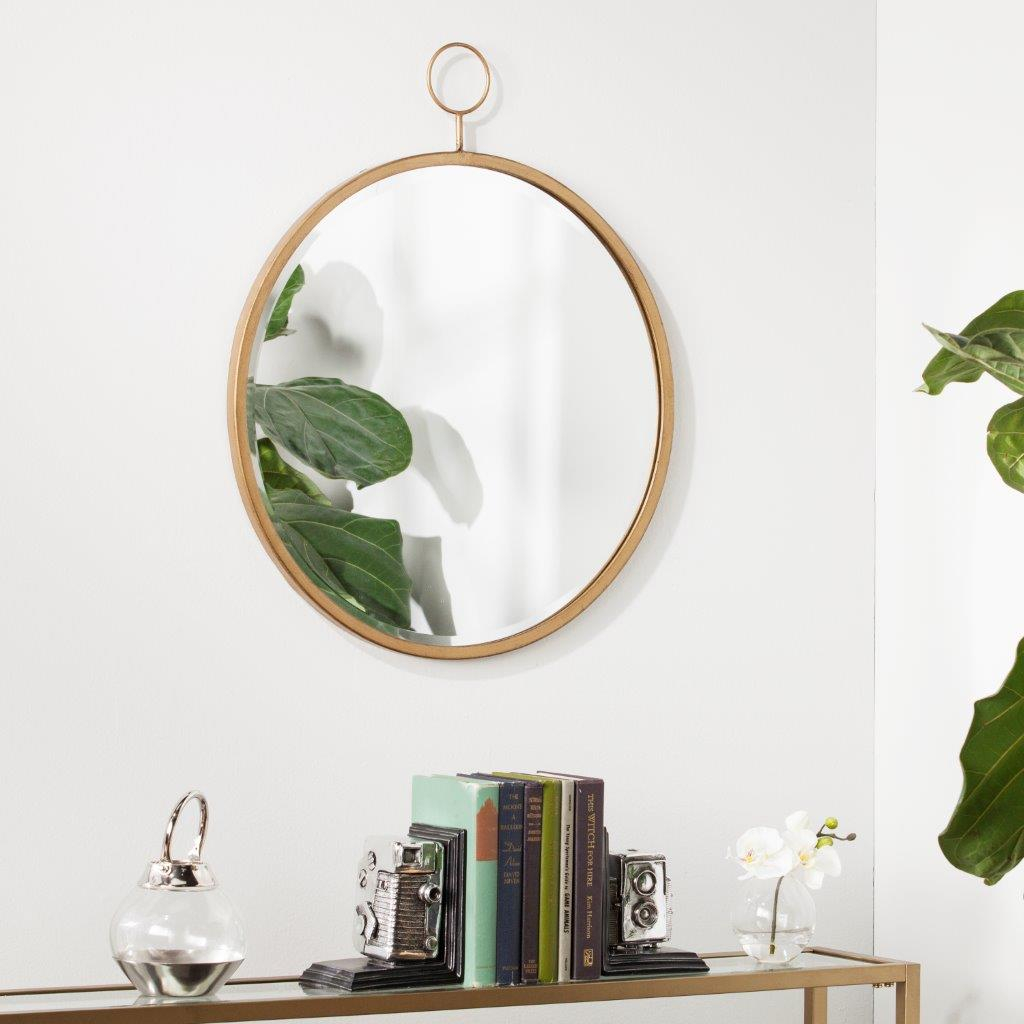 Lorena Decorative Wall Mirror In Antique Bronze By Sei Furniture ... throughout The Unique Craftsmanship of the SEI Furniture Multi-Color Wall Mirror