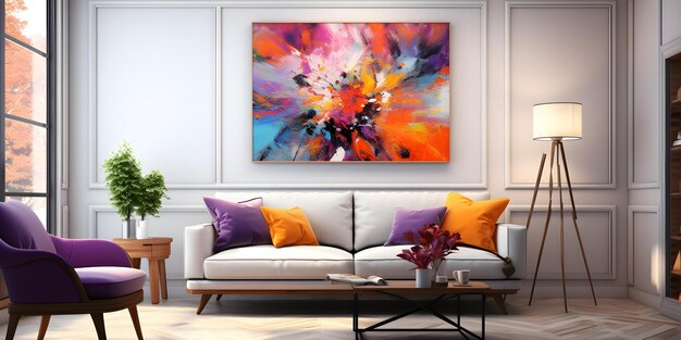 The Impact of Wall Art and Vibrant Color in a Texan Residence
