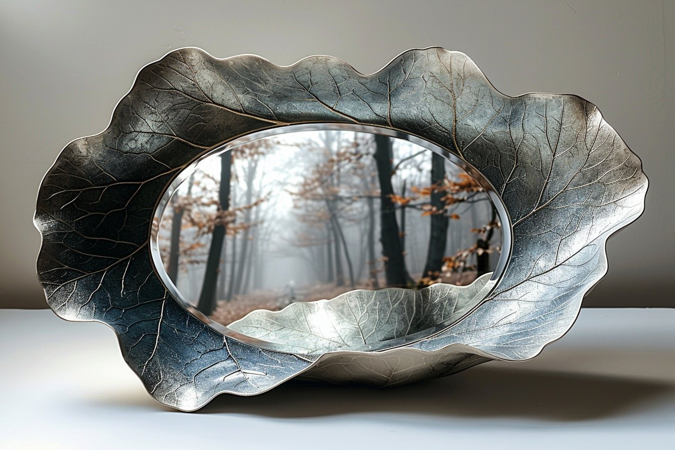 The Art Of Organic Shaped Mirrors: A Stunning Addition To Your Home ... intended for Discovering the Allure of Organic Shaped Mirrors with Matte Black Knob Frames
