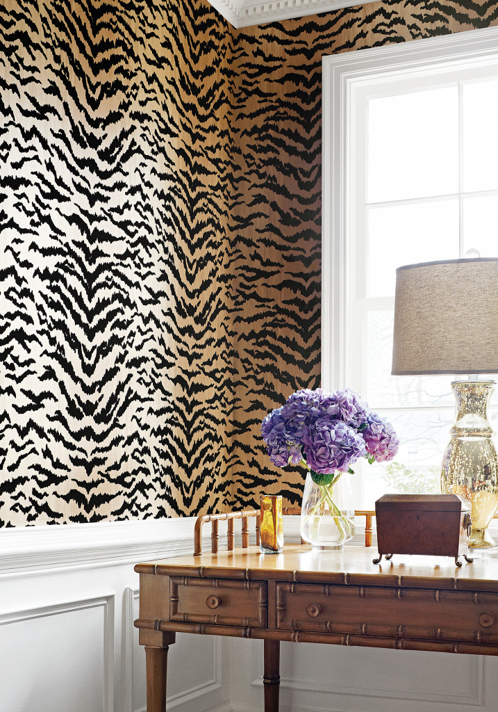 Transform Your Powder Room with These Stunning Animal Print Wallpapers