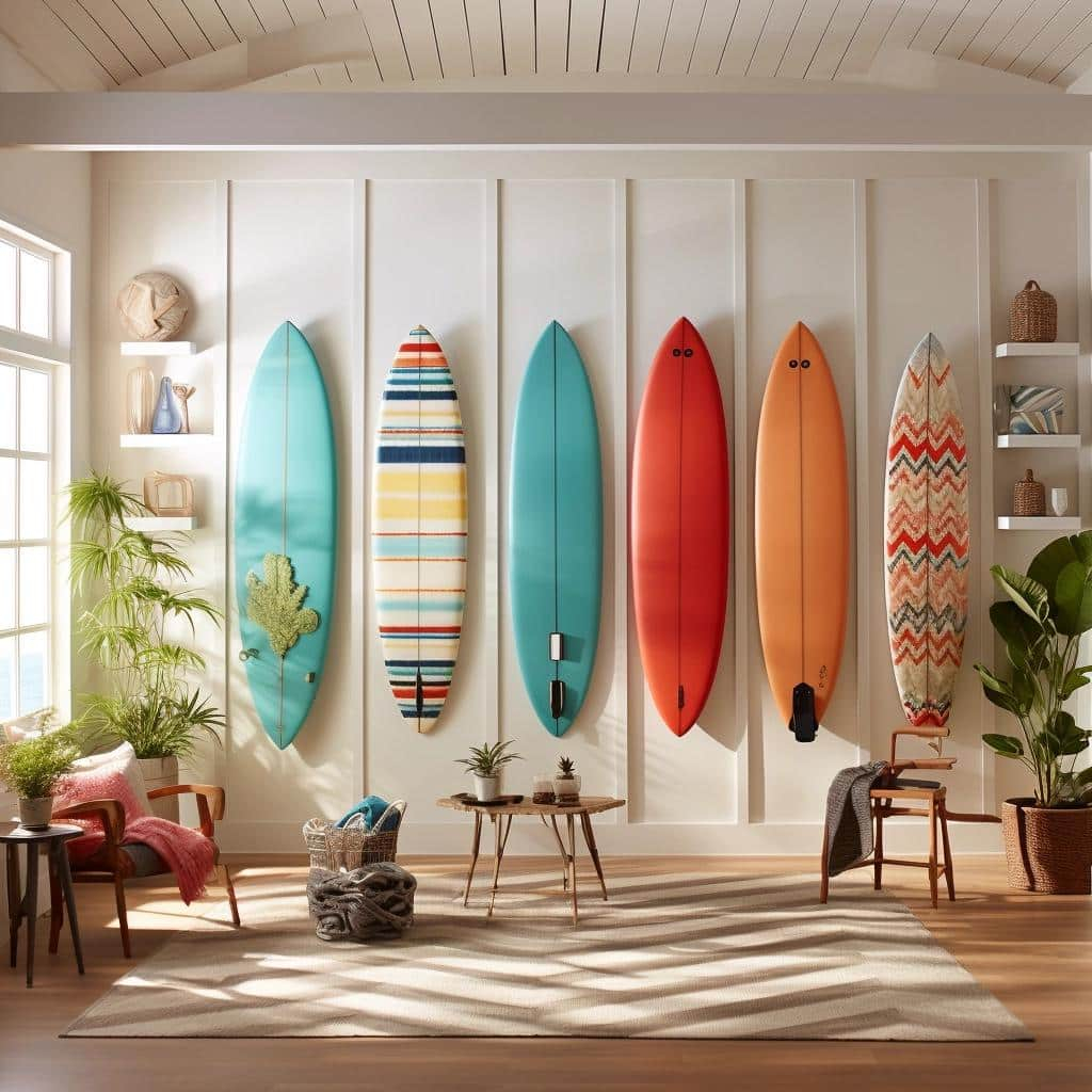 Unlock Your Room's Potential With Surfboard Wall Decor. within Unlocking Your Walls' Hidden Potential More Than Just Decor