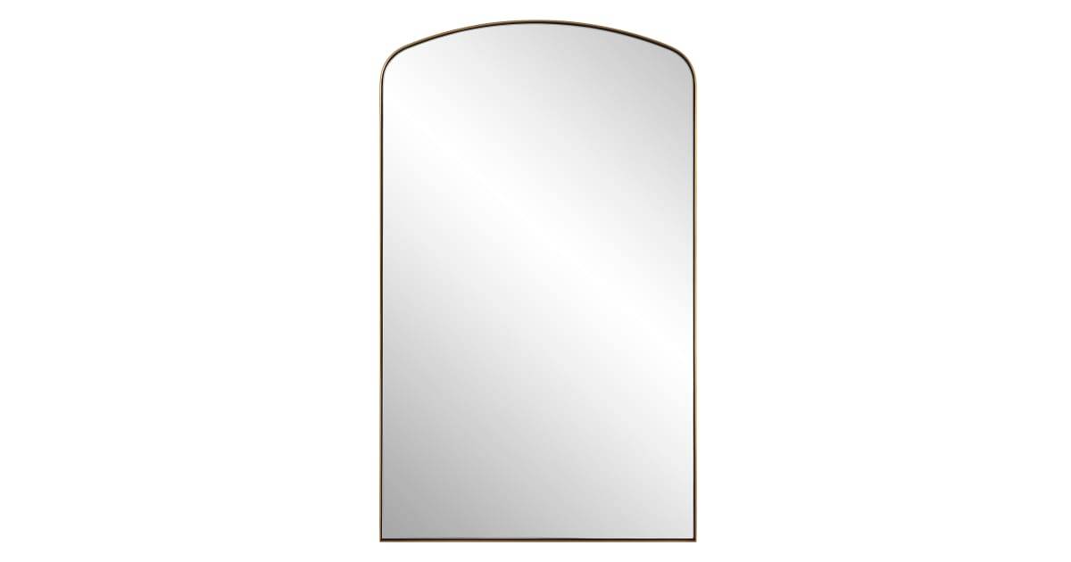 Uttermost 09923 Tordera 24" W X 40" H Arched Stainless Steel Framed ... regarding