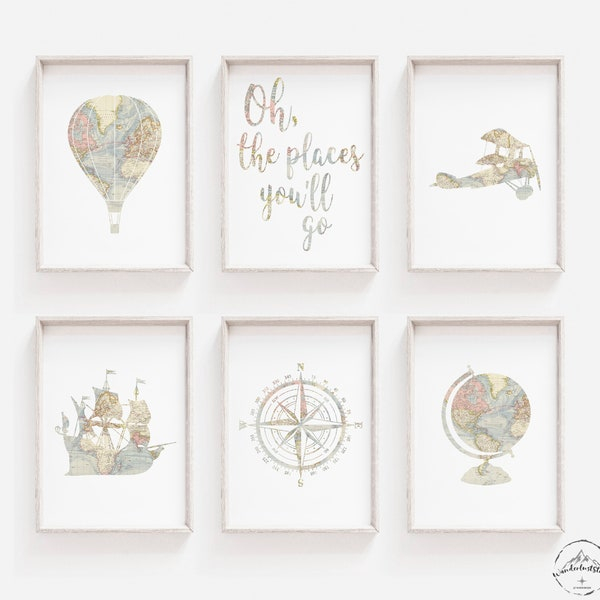 Wanderlust Wall Art - Etsy with regard to