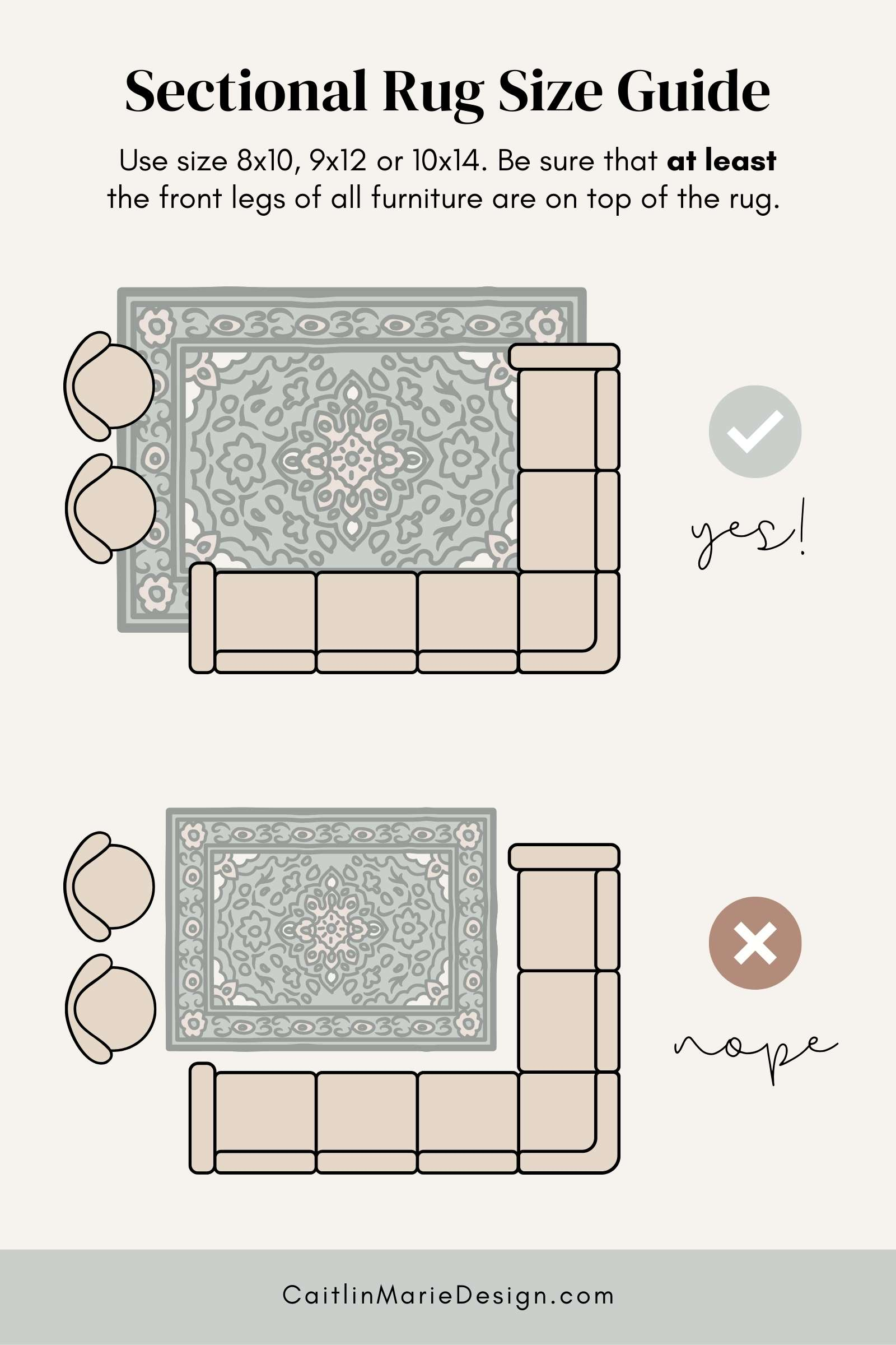 What Size Rug For Living Room With Sectional | Cabinets Matttroy pertaining to From Floor to Wall A Guide to Displaying Your Favorite Rugs