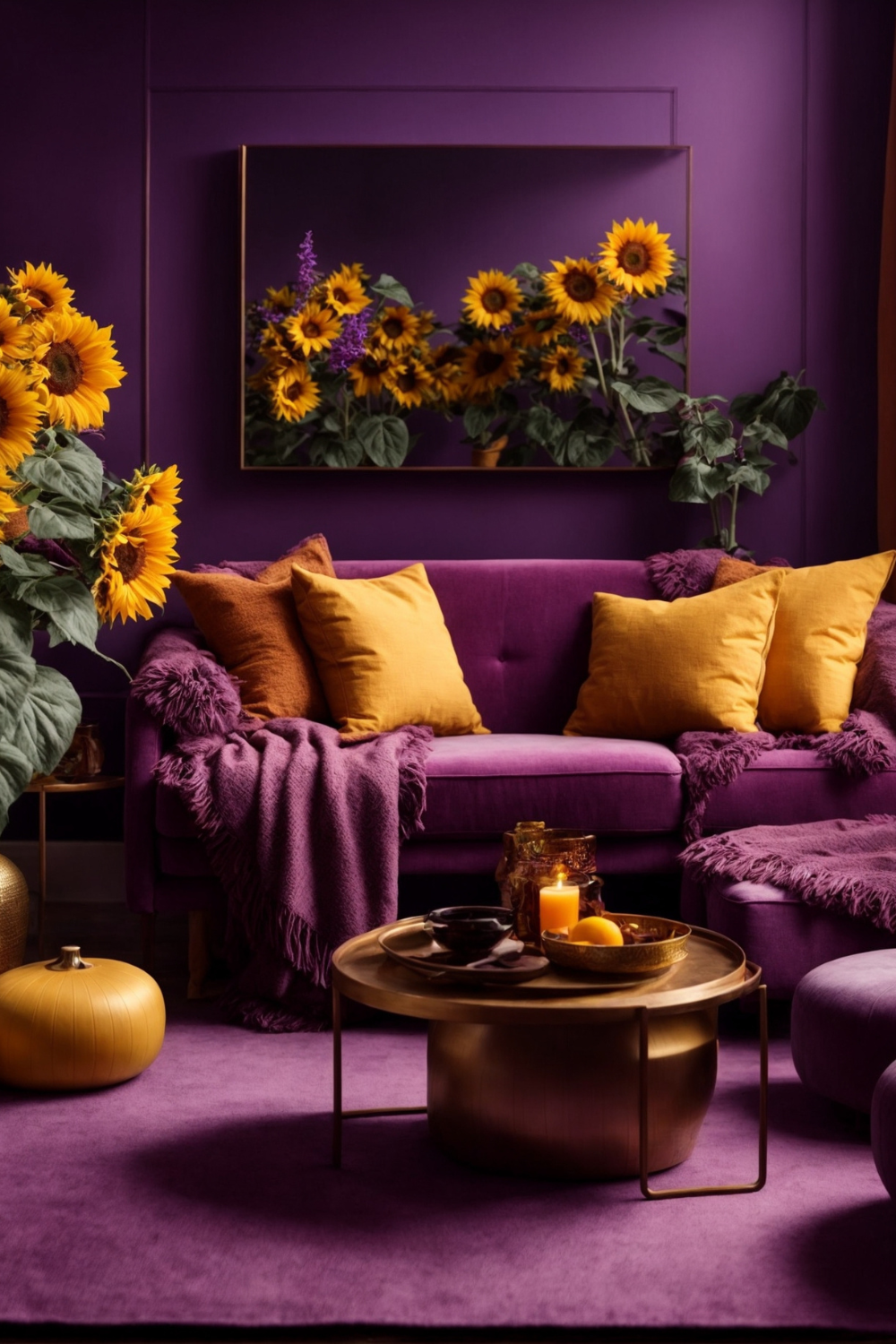 Balancing Color and Texture in Medium Blooming Wall Displays