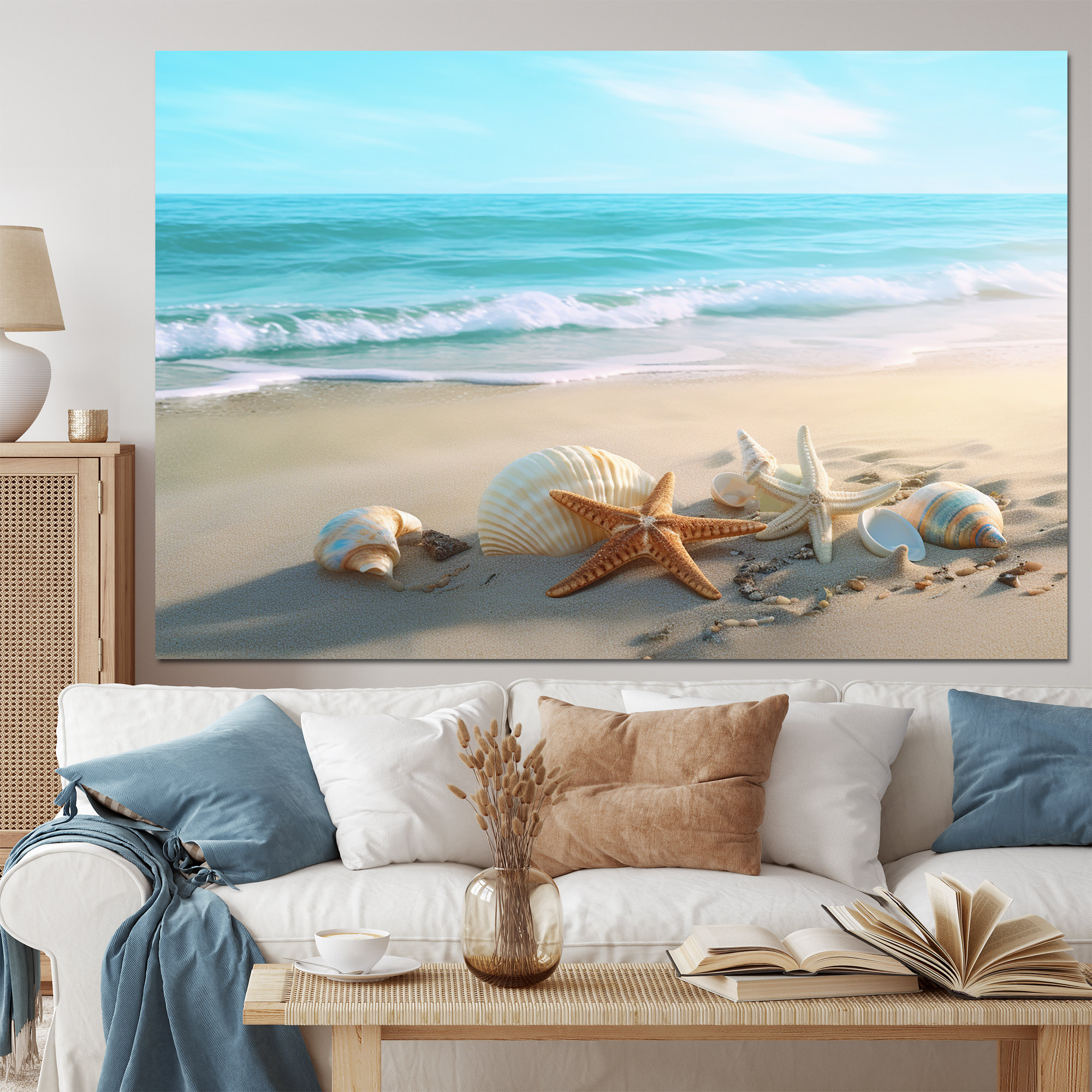 How Blurred Seashore Canvas Prints Capture Coastal Mood and Memory