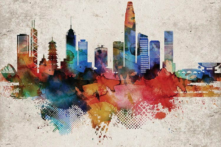Artistic Techniques Used in Rendering Hong Kong’s Iconic Cityscape on Canvas