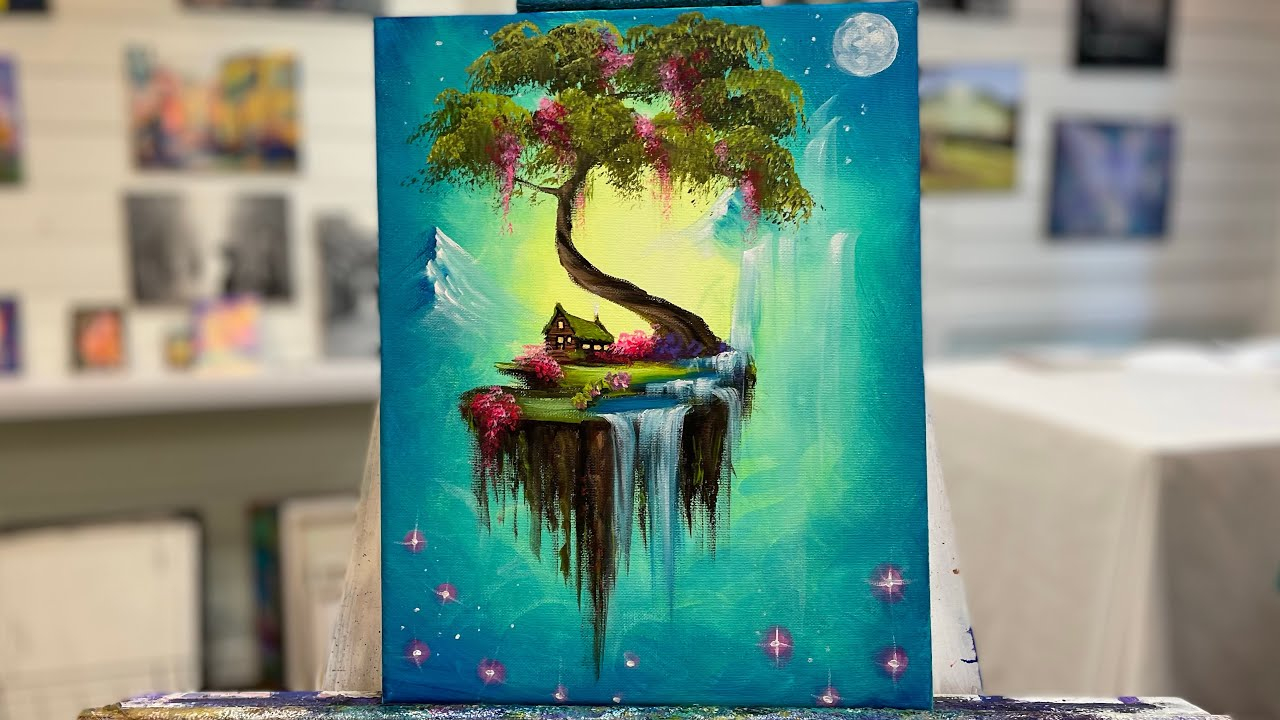How Floating Acrylic Techniques Bring Seasonal Stories to Life