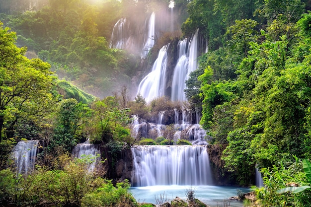 The Visual Storytelling of Thailand’s Iconic Waterfall Through Landscape Painting