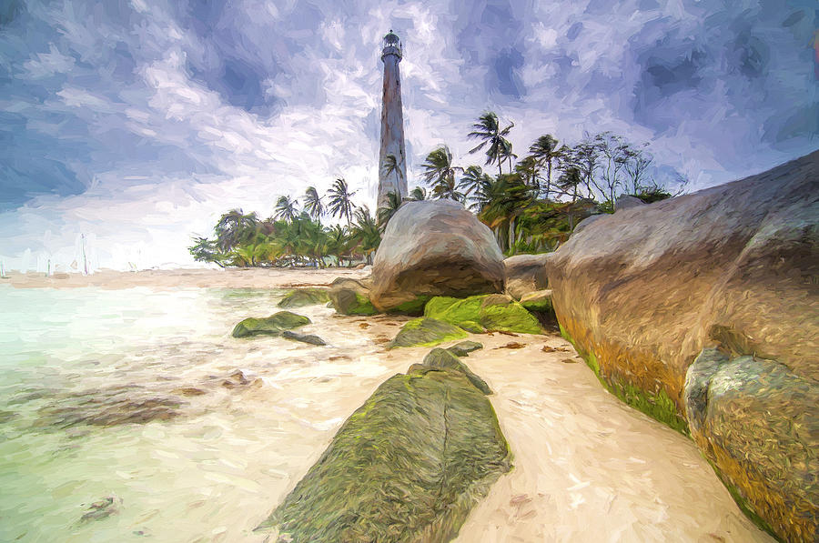 Experience Lengkuas Island’s Unique Landscape Through Handcrafted Canvas Art