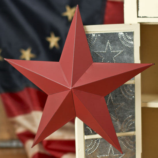 Creating Cozy Spaces with Rustic Red 18 inch Dimensional Barn Stars