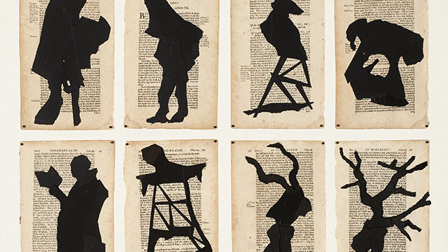 Taking Scissors To History - Silhouettes In Contemporary Art ... intended for Leg Wearing High Heel Shoe, Portrait Triptych Canvas Art Print, 36X28, 3 Panels