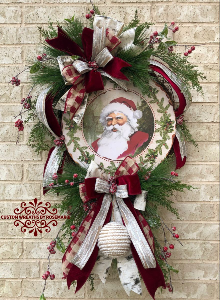 Seasonal Artistry How to Create Beautiful Santa Wreaths