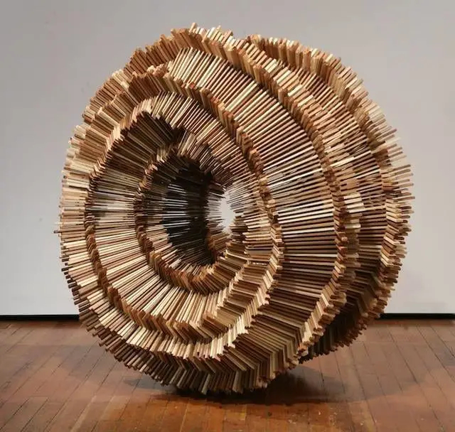 Creating Visual Balance Through Abstract Wood Art Installations