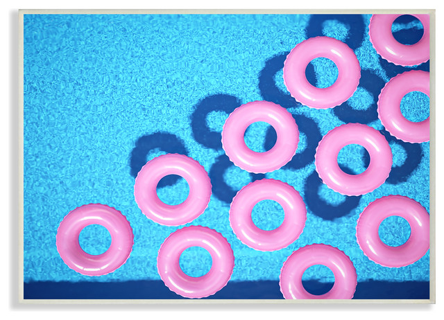 Exploring Aerial Views of Pink Pool Float Plaque Innovations