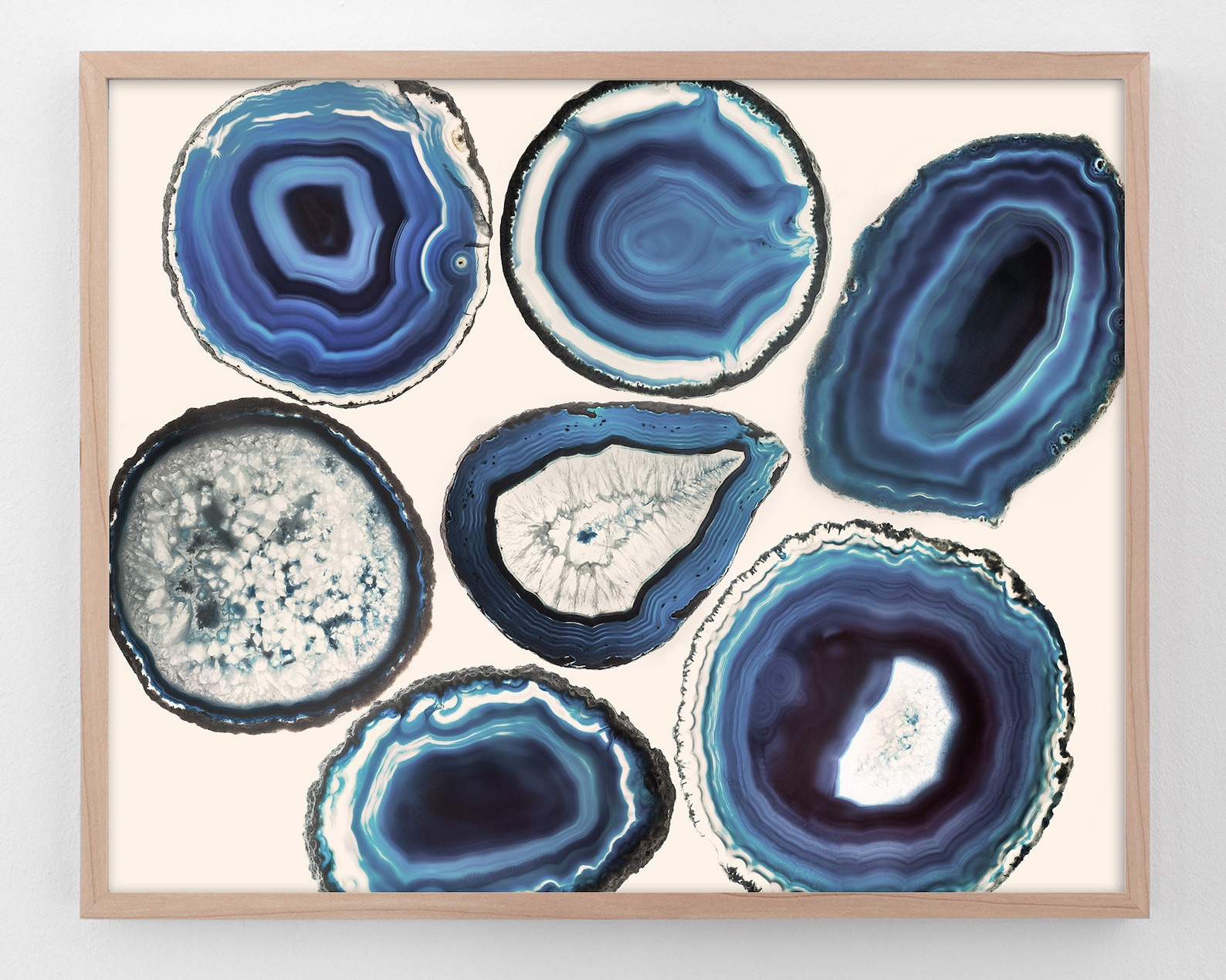 Exploring the Geological Origins of Beautiful Agate Slices for Wall Displays