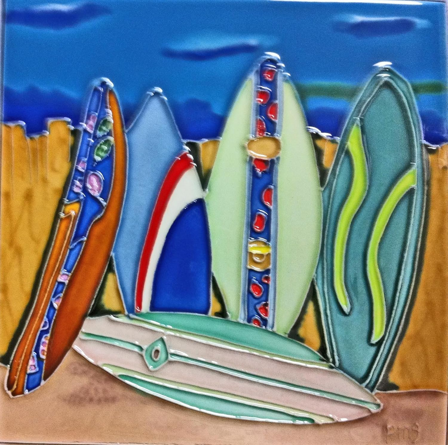 Understanding the Artistry Behind 4×16 inch Surfboard Ceramic Tiles