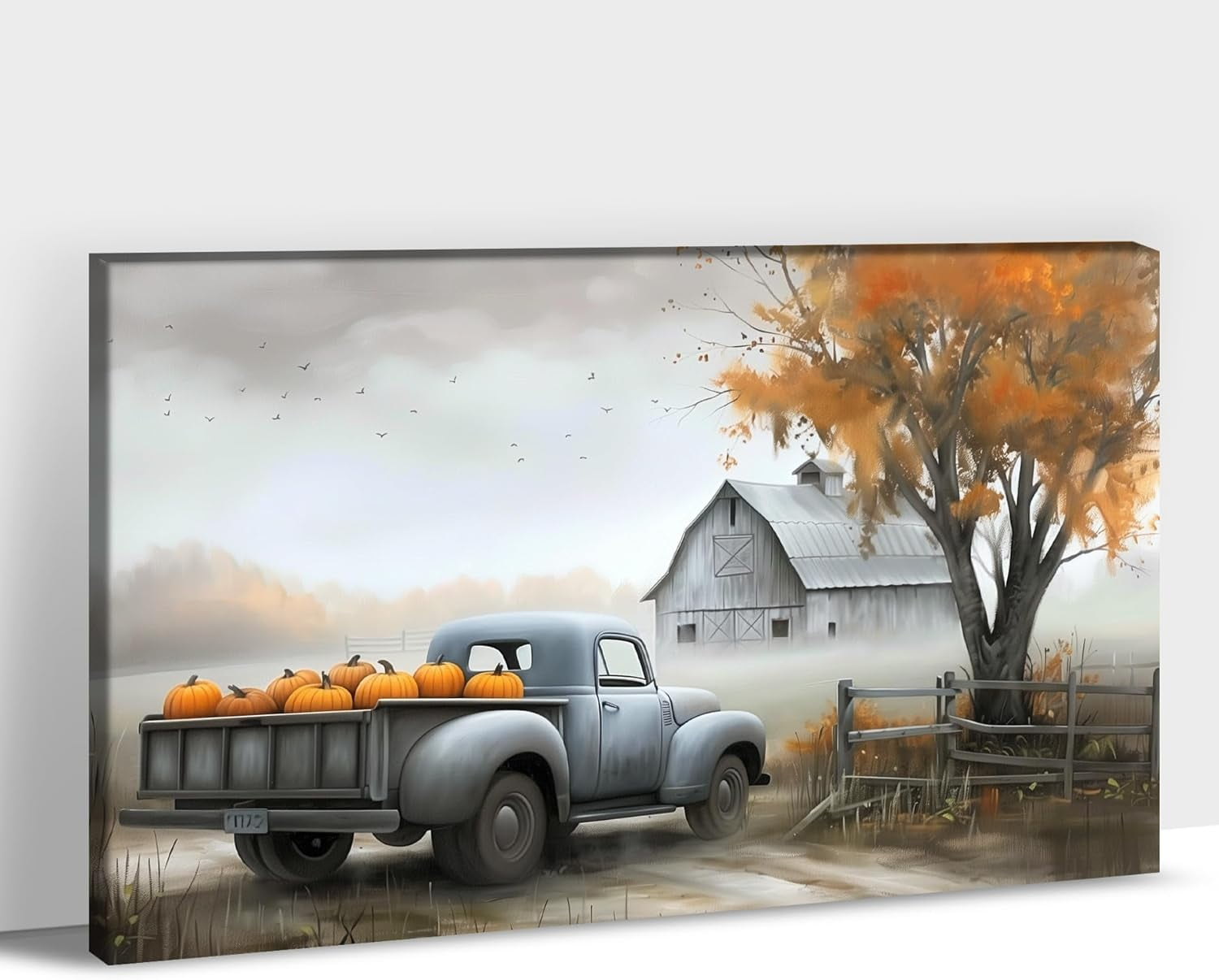 The Artistic Journey of Creating Foggy Fall Fay Canvas Prints
