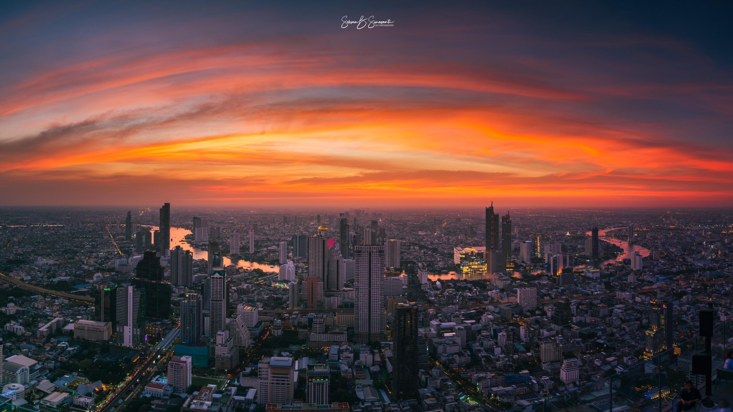 Bangkok Sunset : R/Thailand pertaining to "Bangkok City At Twilight" Canvas Print