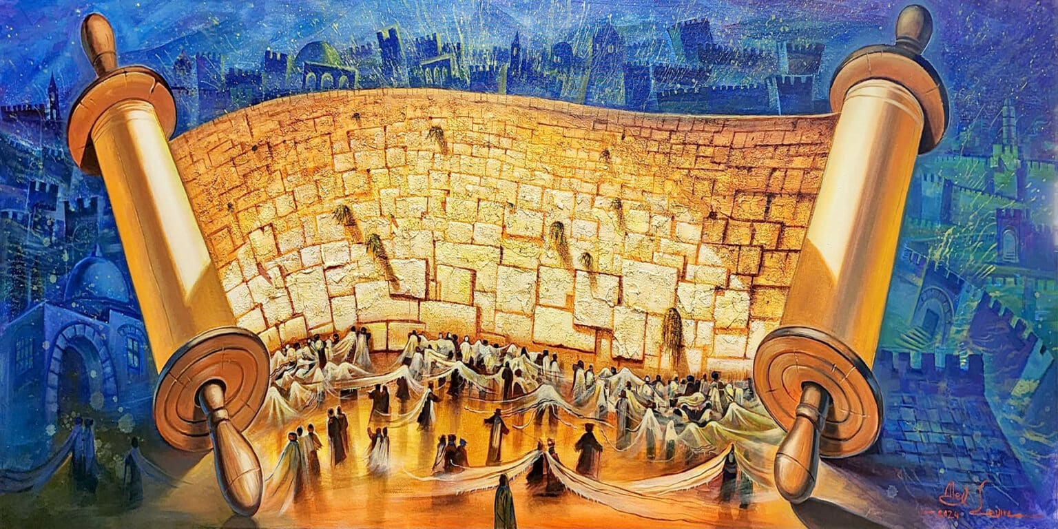 Contemporary Jewish Artists Bridge Tradition and Technology in Canvas Work