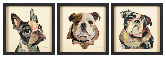 Creating Impact with Bulldog Close-Up Collage Wall Art