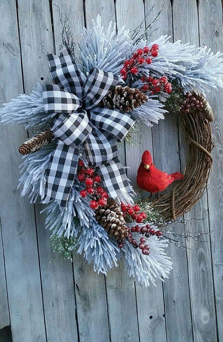 Creating the Perfect Snowy Christmas Door Wreath for Your Holiday Season