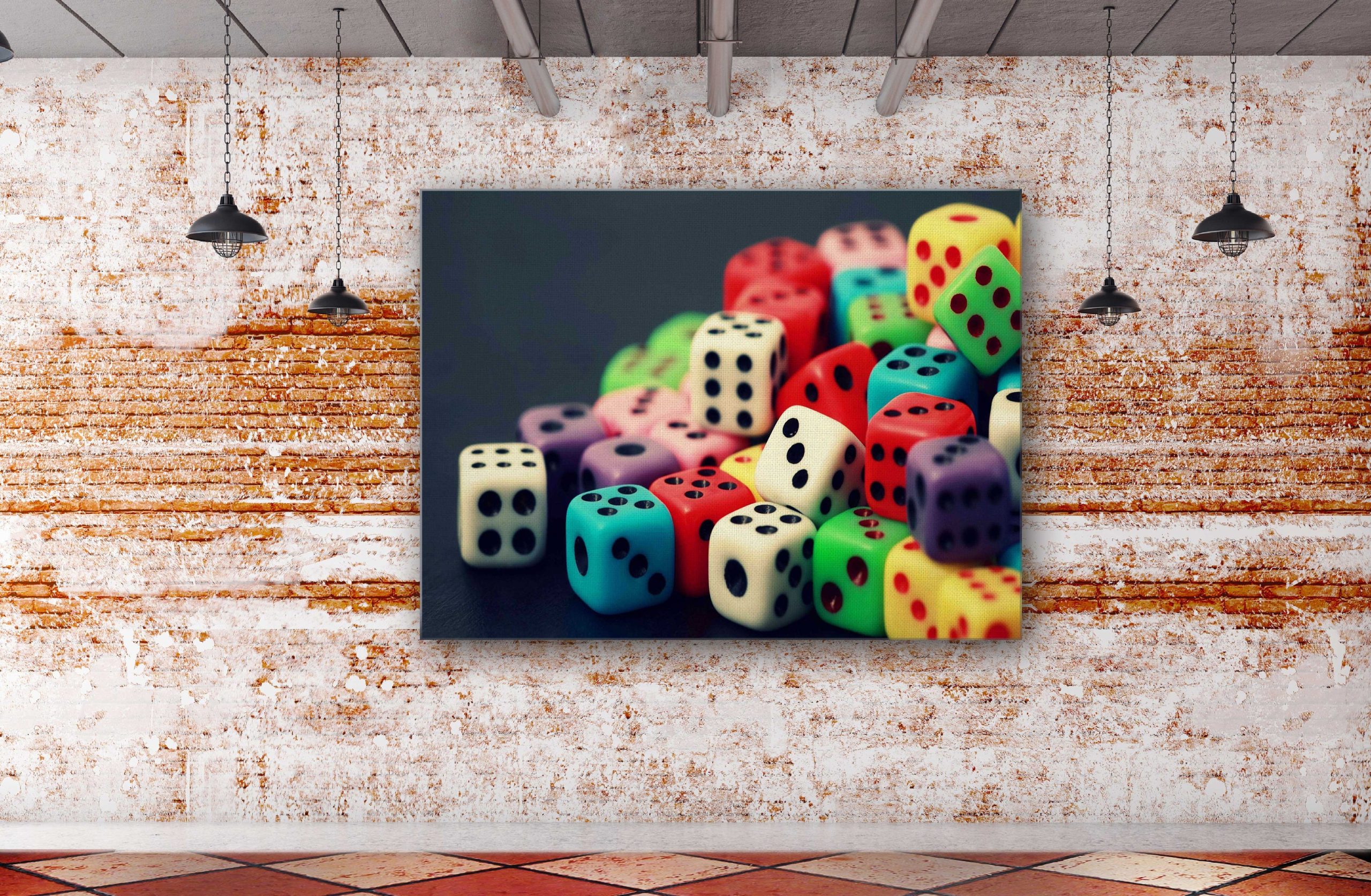 From Chaos to Canvas: The Process of Dice Wall Art Creation