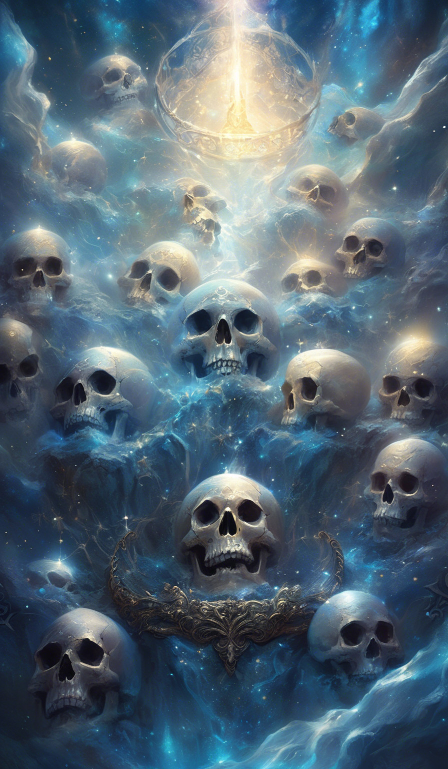 Behind the Scenes of Ethereal Skull Art on Premium Canvas Surfaces