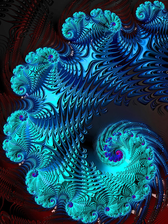 Understanding the Science Behind Fractal Blue Light Shine in Digital Art