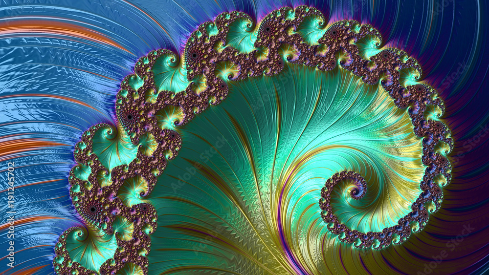 Exploring Fractal Geometry Through the Lens of Modern Digital Prints