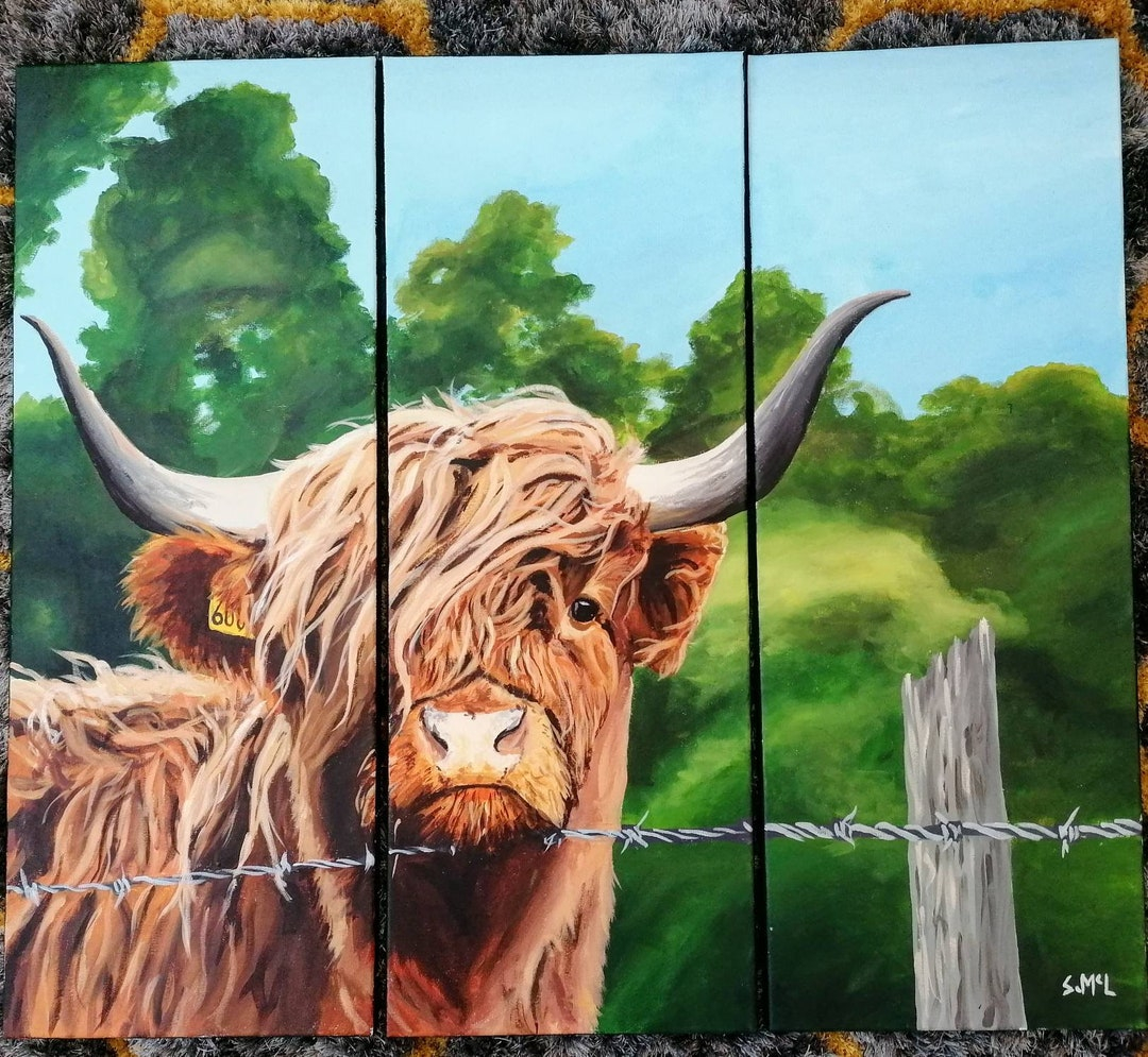 Discovering the Storytelling Power of Highland Cow Acrylic Designs