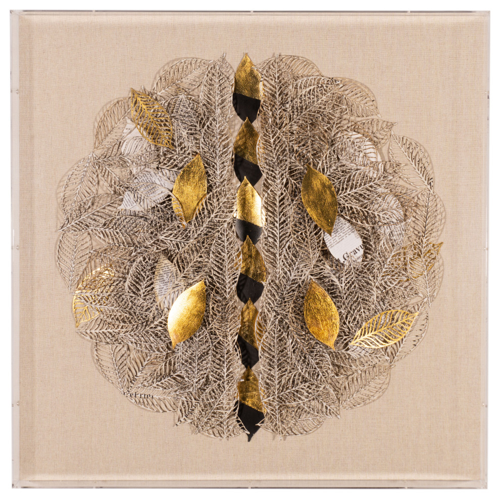 Creating Stunning Leaf Pile Acrylic Shadow Box Wall Décor at Home