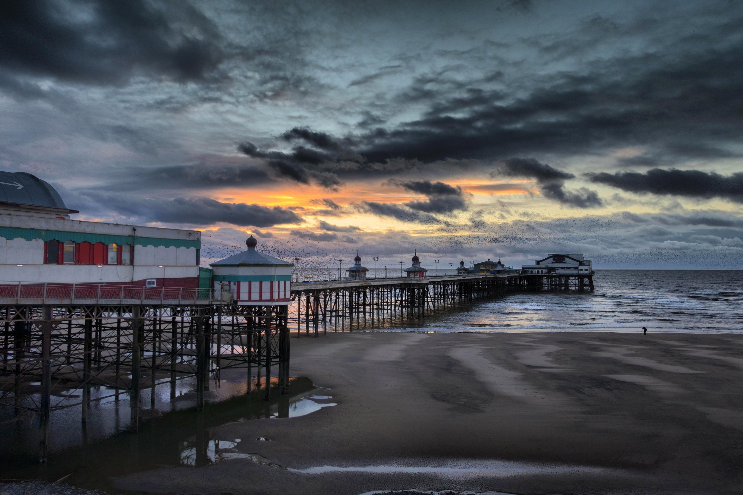 Norfolk’s Forgotten Crystal-Palace Style Winter Gardens – And Other ... with regard to "Abandoned Wooden Pier And Blue Sky" Sea Bridge Wall Artwork, 1 Panel