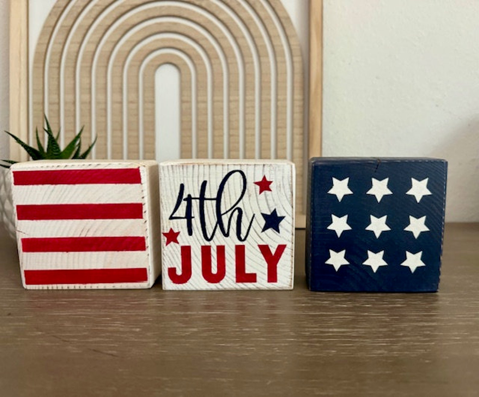 Patriotic Wood Blocks - 4Th Of July Wood Blocks - 4Th Of July Wood Sign ... inside Exploring the Symbolism Behind Patriotic Wall Blocks