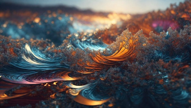Premium Ai Image | Exploring The Beauty And Mathematical Elegance Of ... for Exploring Fractal Geometry Through the Lens of Modern Digital Prints