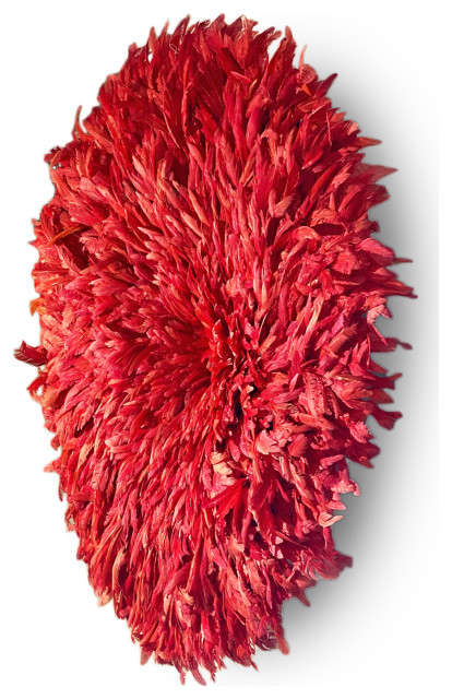 Red Juju Hat Wall Art Medium - Contemporary - Wall Accents - By Design ... with How Red Juju Hat Art Reflects African Heritage and Storytelling