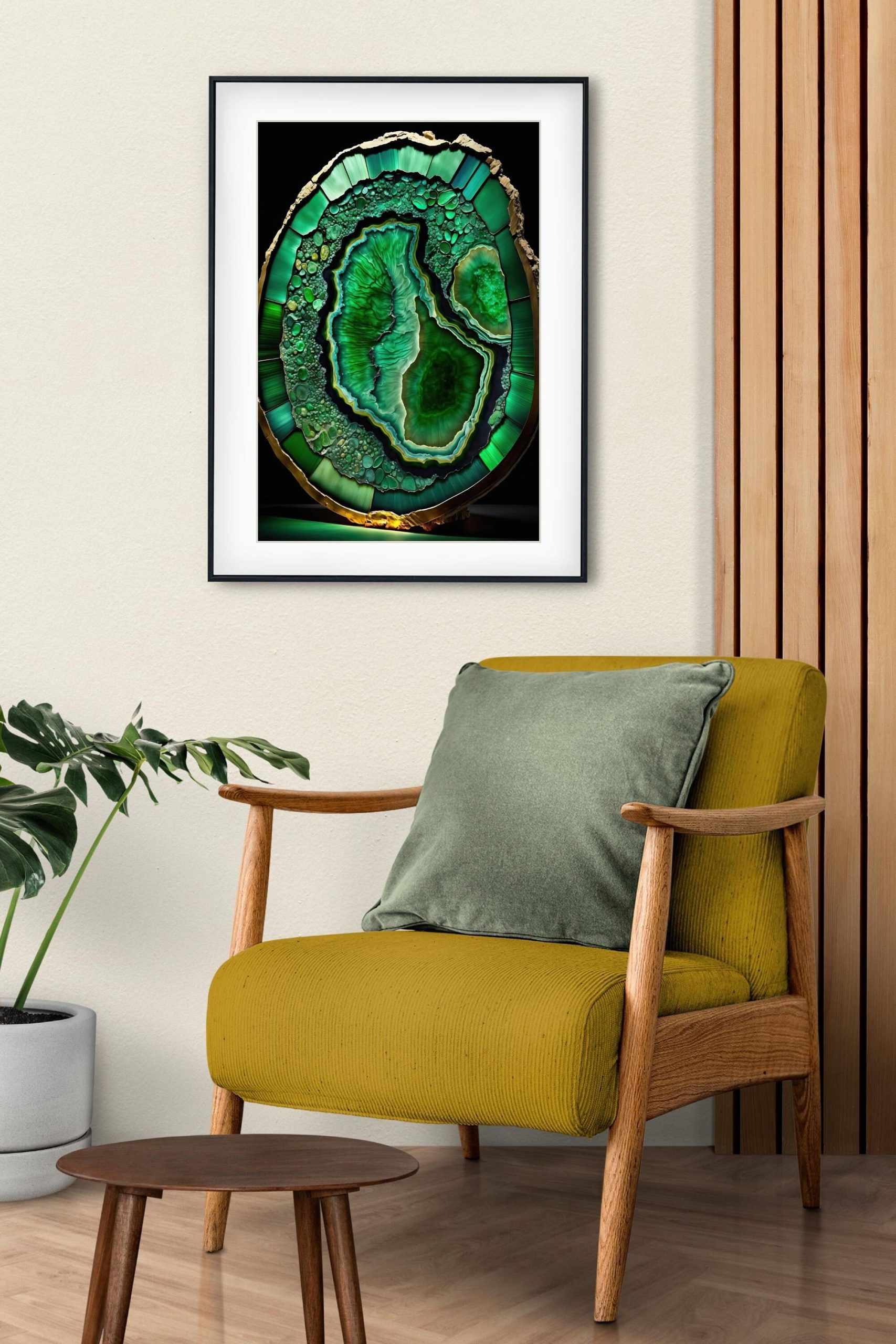 Sage Green Geode Agate Slice Wall Art Digital Download Wall Decor - Etsy in Natural Agate Slice Shadow Box Wall Décor