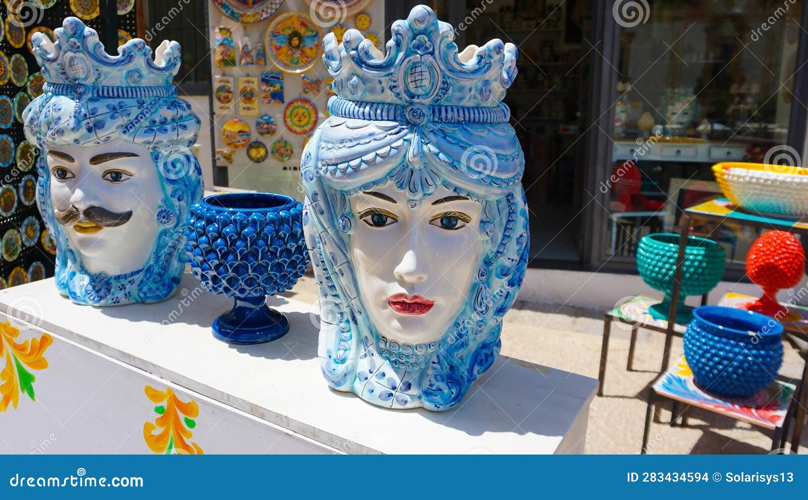 Sicilian Traditional Ceramics. Plate, Dish, Bowl, Vase. Italy. Sicily ... with Preserving Heritage Through Sicilia Porcelain Gold Caress Traditions