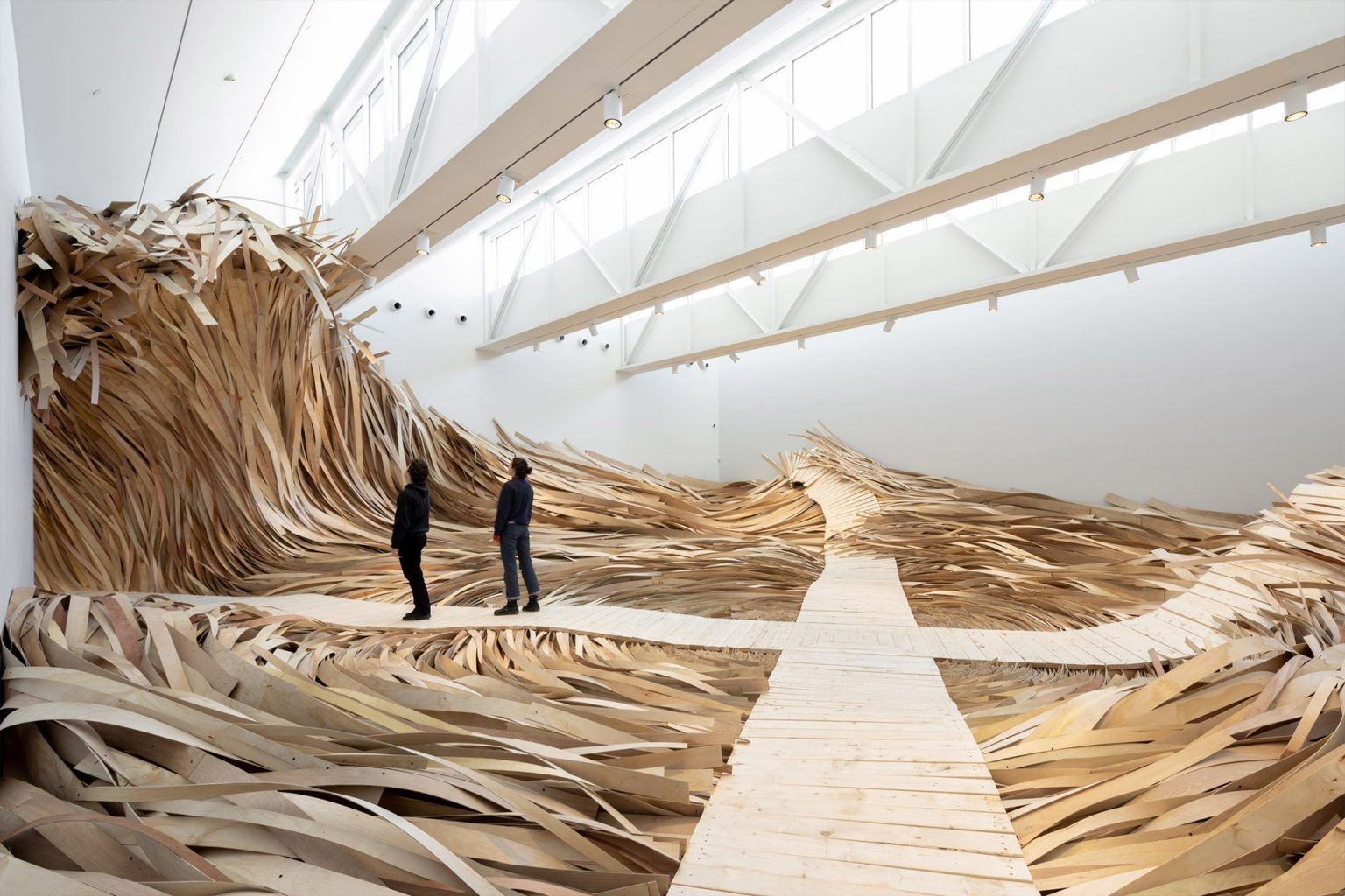 Sprawling Art Installations By Kavanaugh &amp; Nguyen | Daily Design ... intended for Uttermost 04352 24" Tall Teak Wood Abstract Sculpture - Woodtone