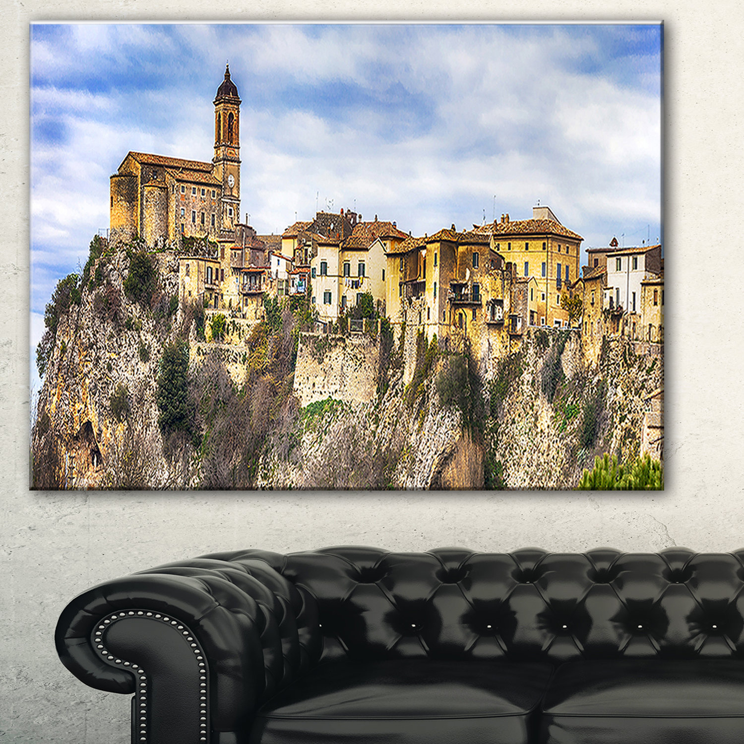 Creating a Peaceful Atmosphere with Toffia Hilltop Village Canvas Prints