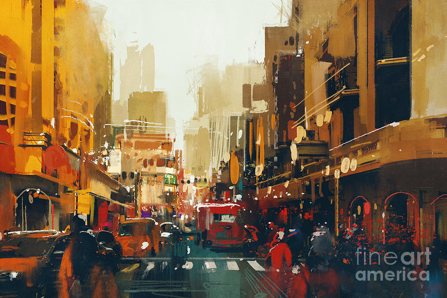 The Artistic Language Behind Grunge City Panorama Canvas Prints and Their Cultural Impact