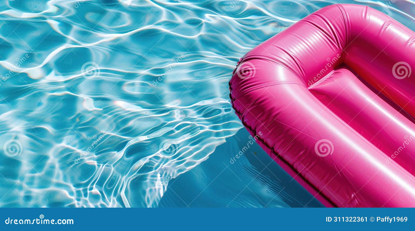 Vibrant Pink Pool Float On Sparkling Blue Water - Summer Vibes Concept ... inside Exploring Aerial Views of Pink Pool Float Plaque Innovations