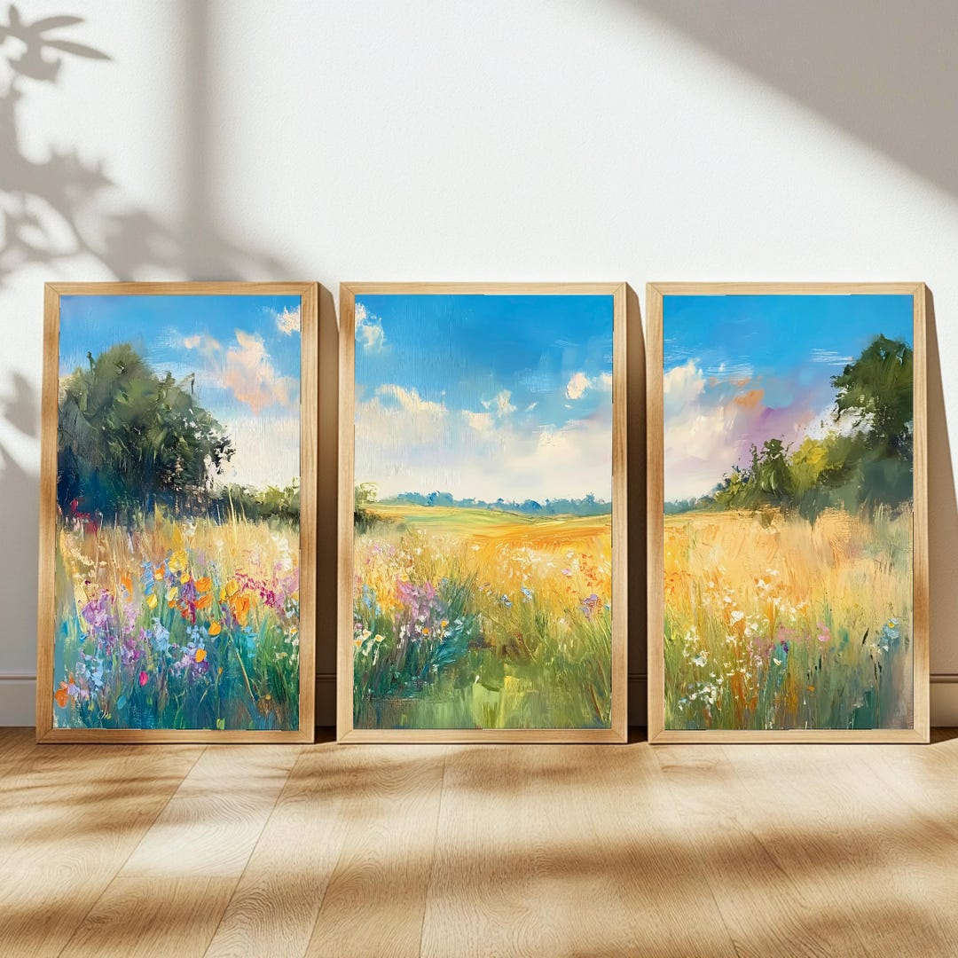Exploring the Artistic Journey Behind Lovely Wildflowers Triptych